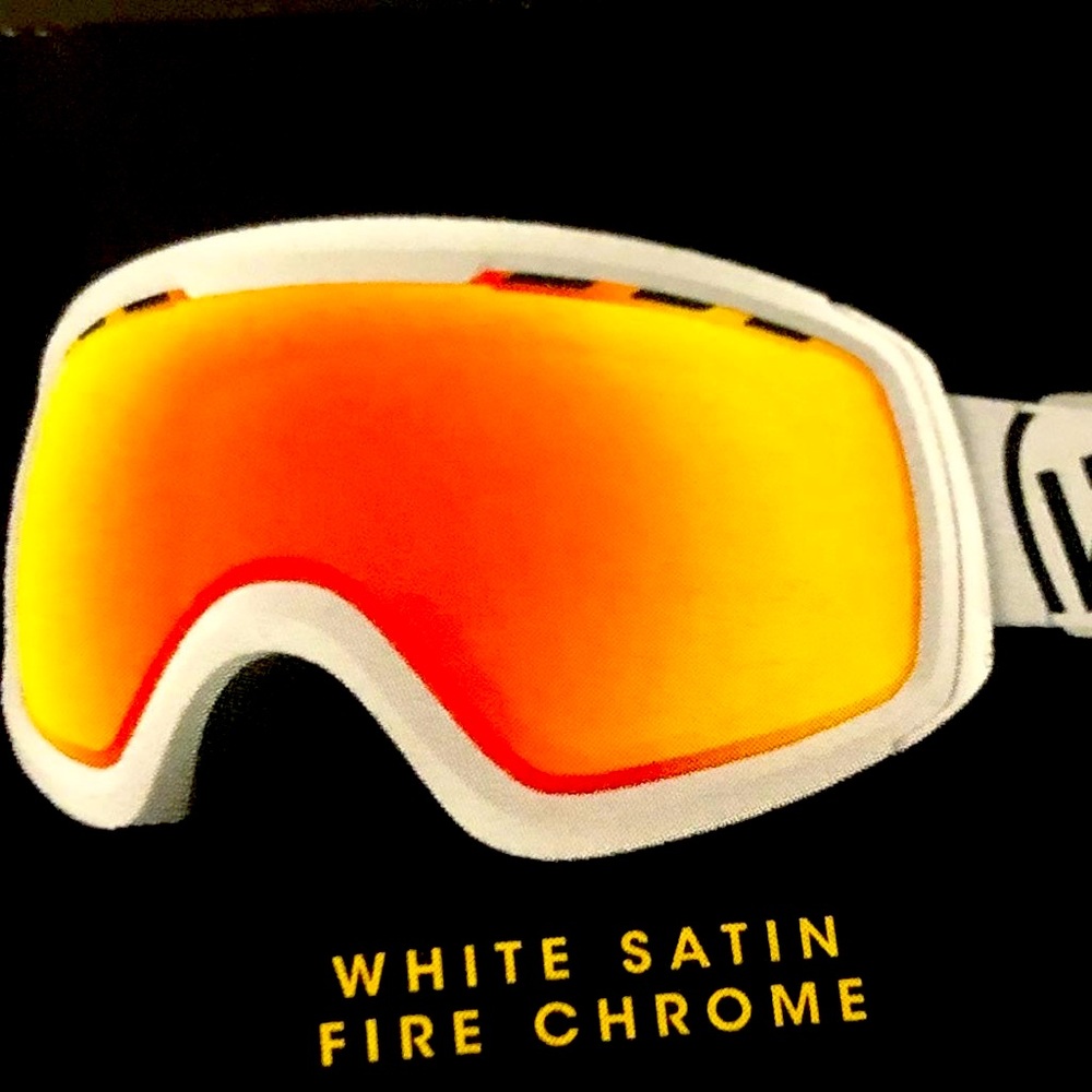 Vonzipper white snow goggles